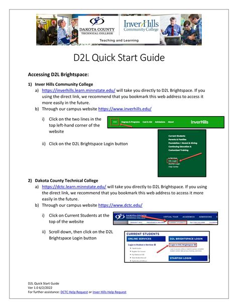 Accessing D2L – Student Resources .